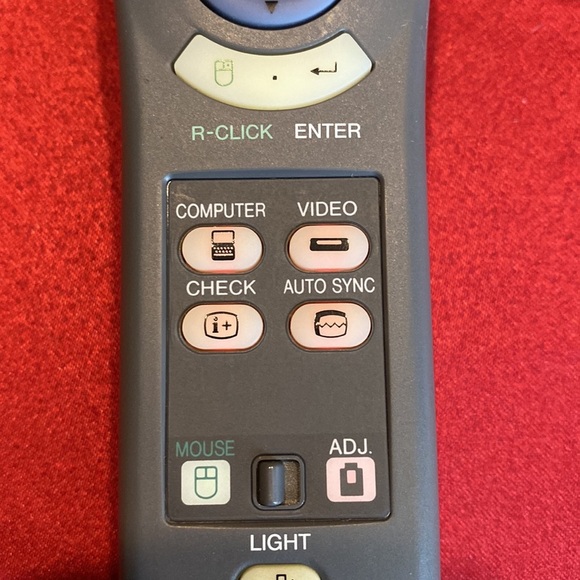 Sharp OEM LCD Projector Remote [ RRMCG1462CESA ]​ - Picture 6 of 9